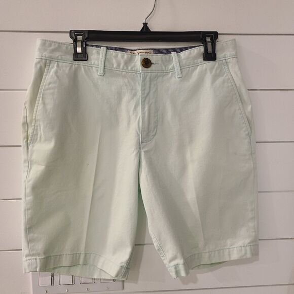 Original Penguin Light Green Men's Flat Front Shorts - Picture 1 of 7
